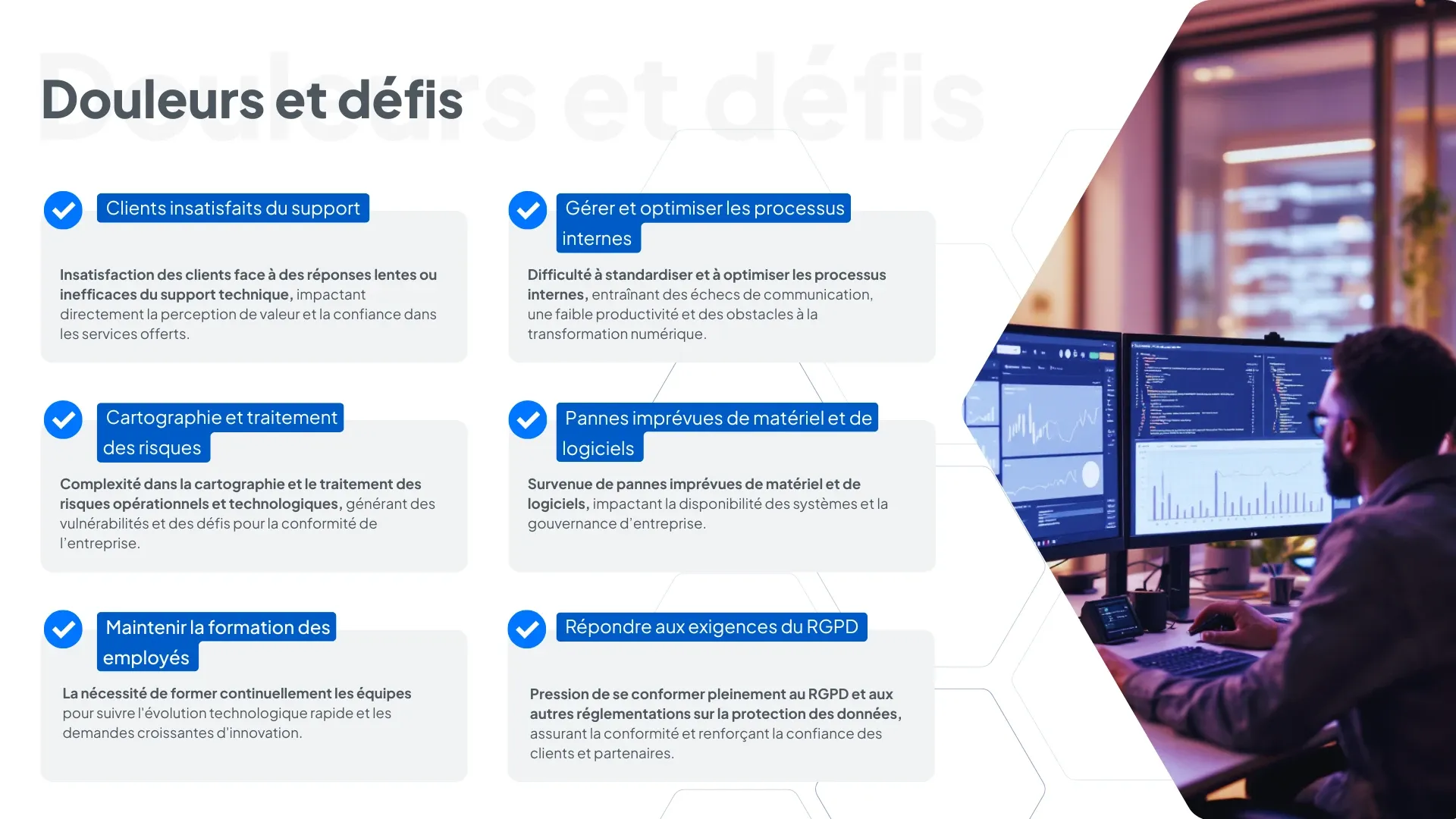 Douleurs et défis