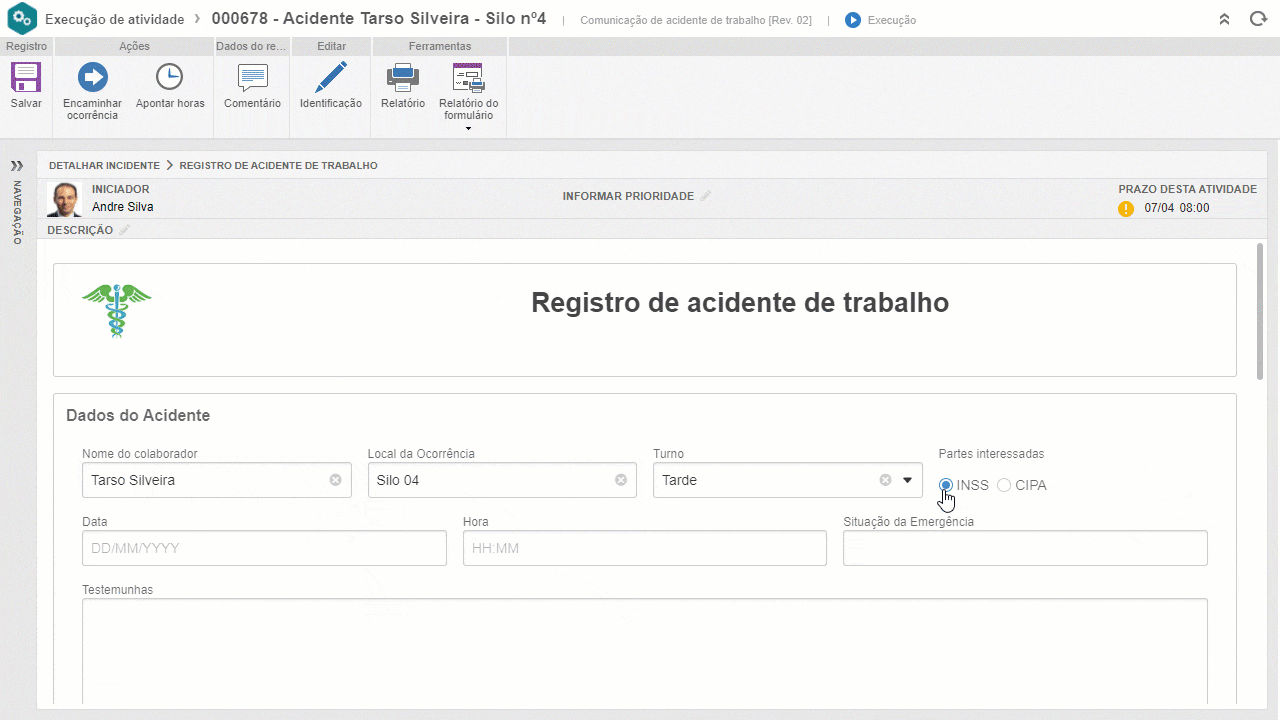 Registre e documente não conformidades de forma eficiente