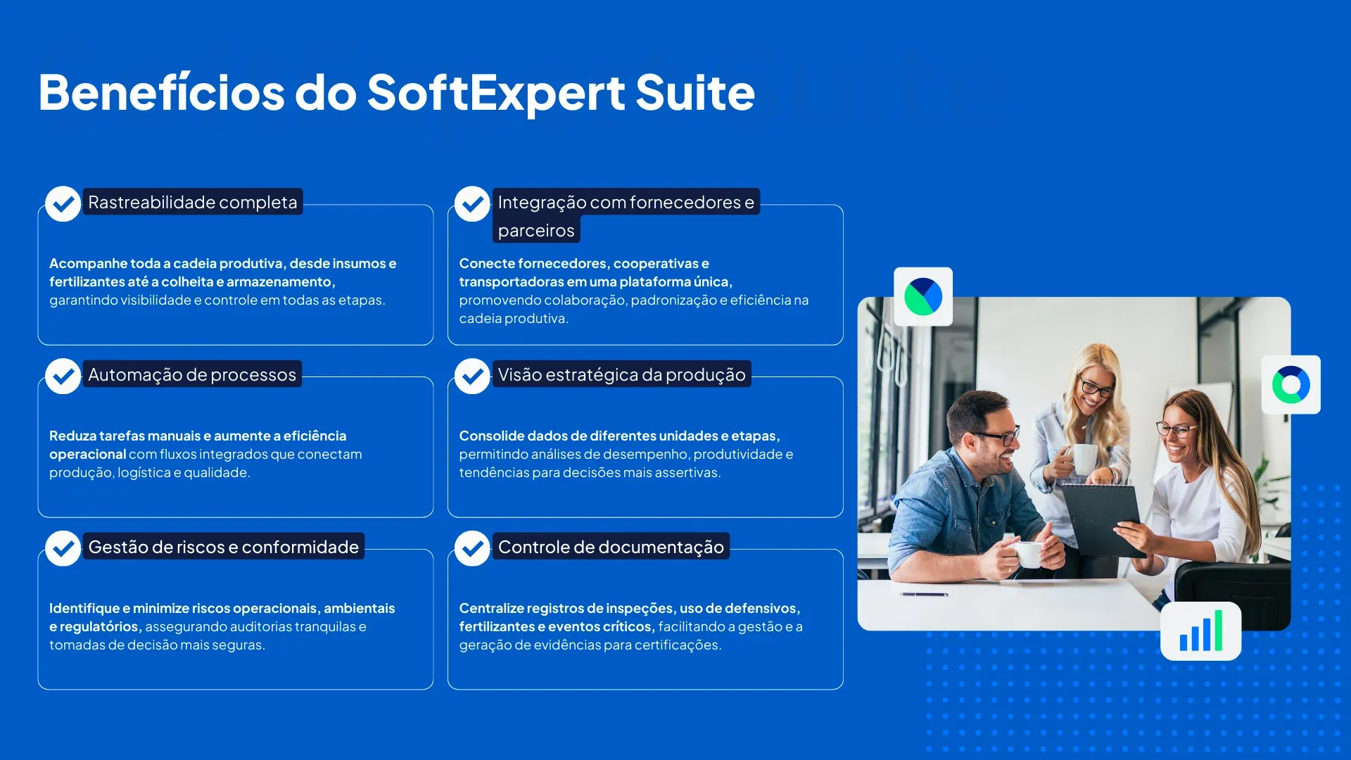 Benefícios do SoftExpert Suite