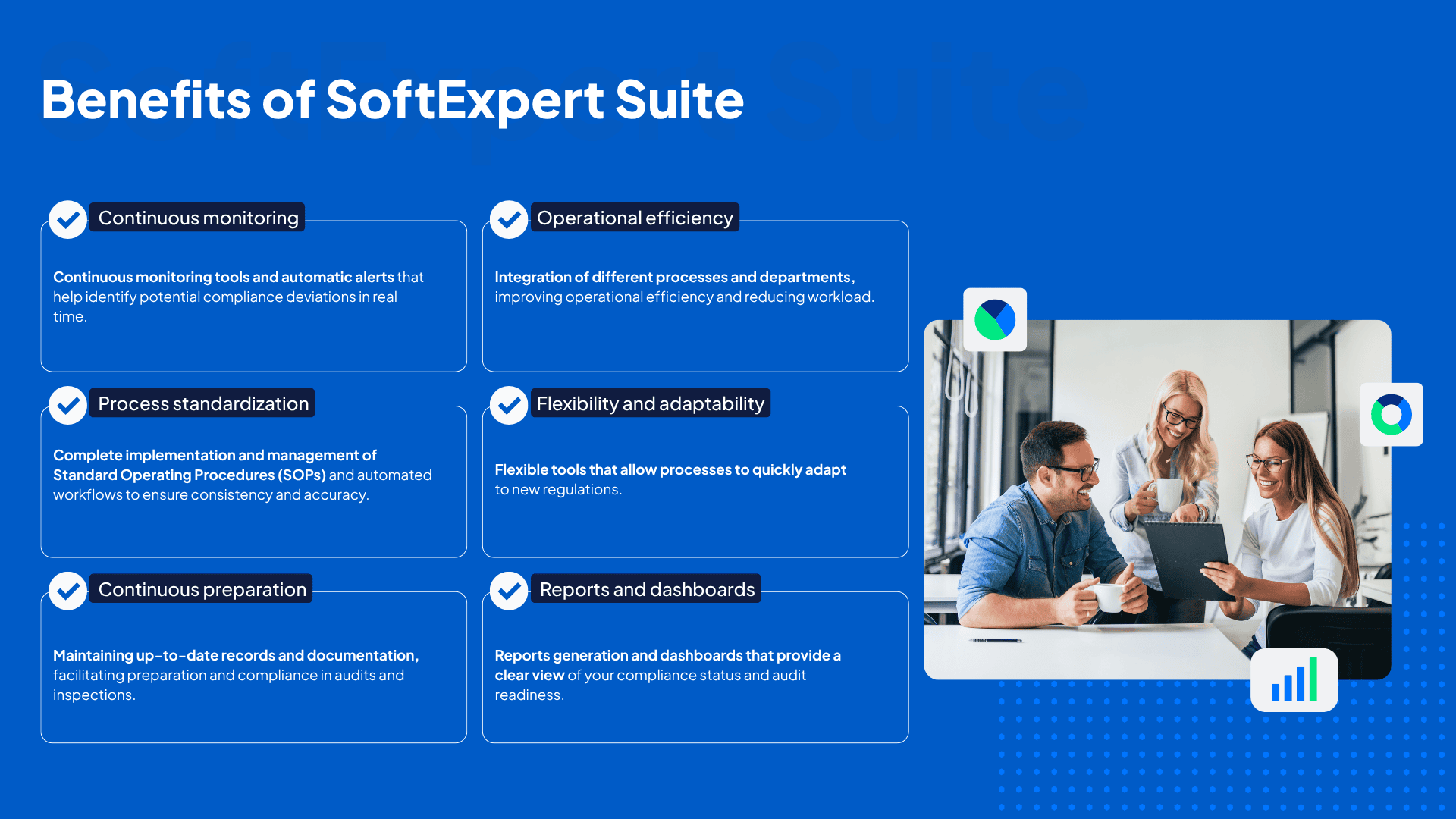 Benefits of SoftExpert Suite