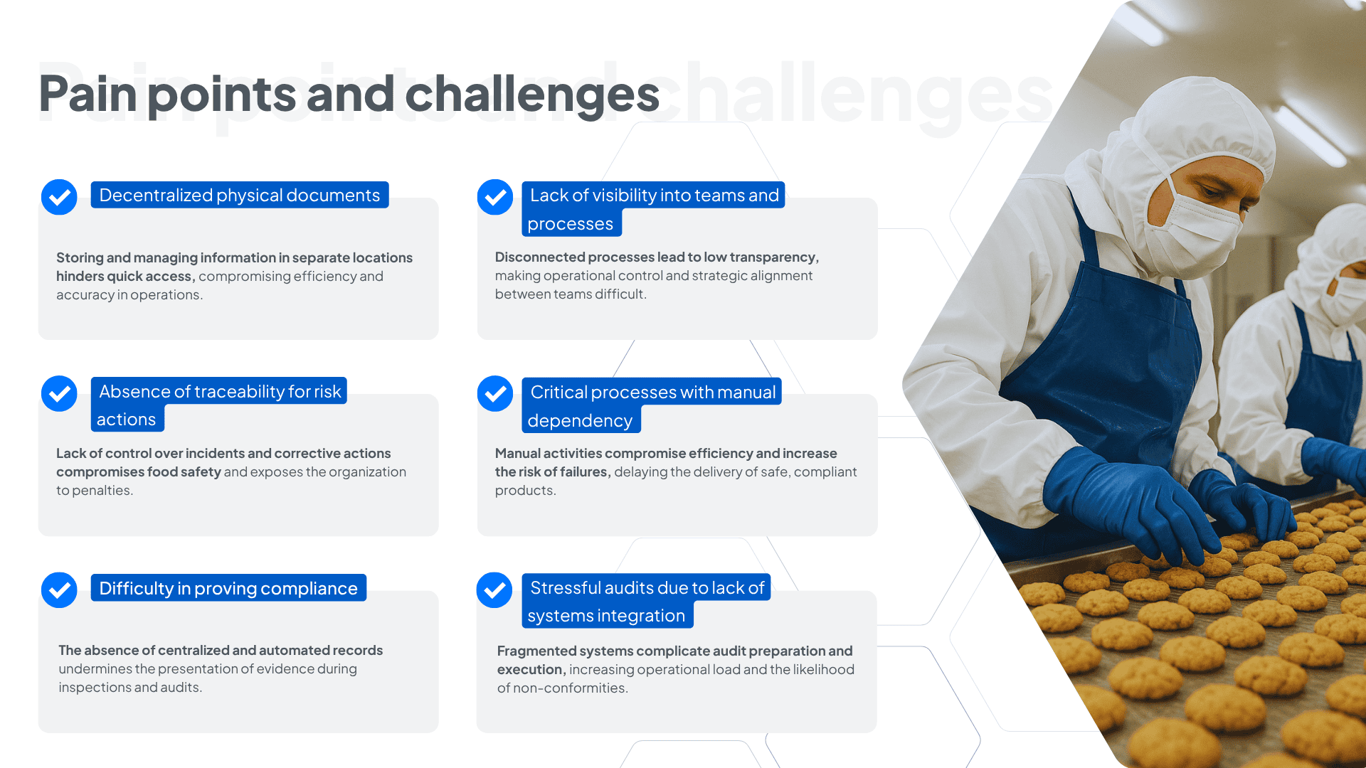 Pain points and challenges