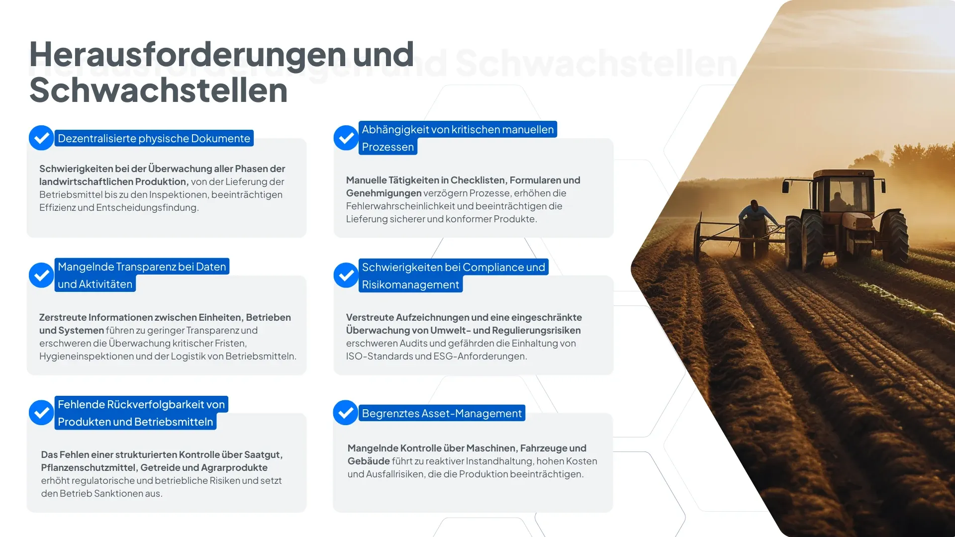 Herausforderungen und Probleme