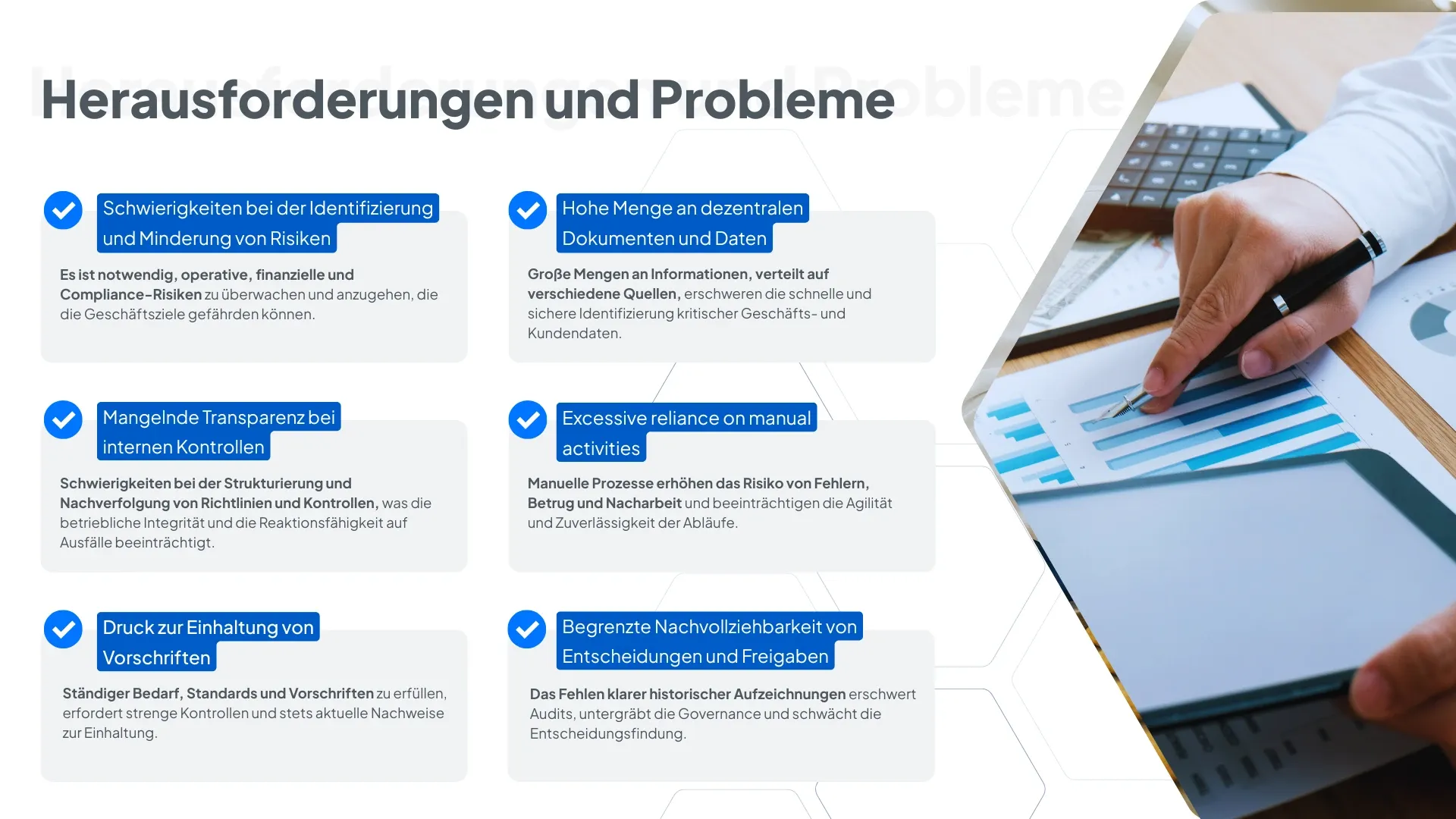 Herausforderungen und Probleme