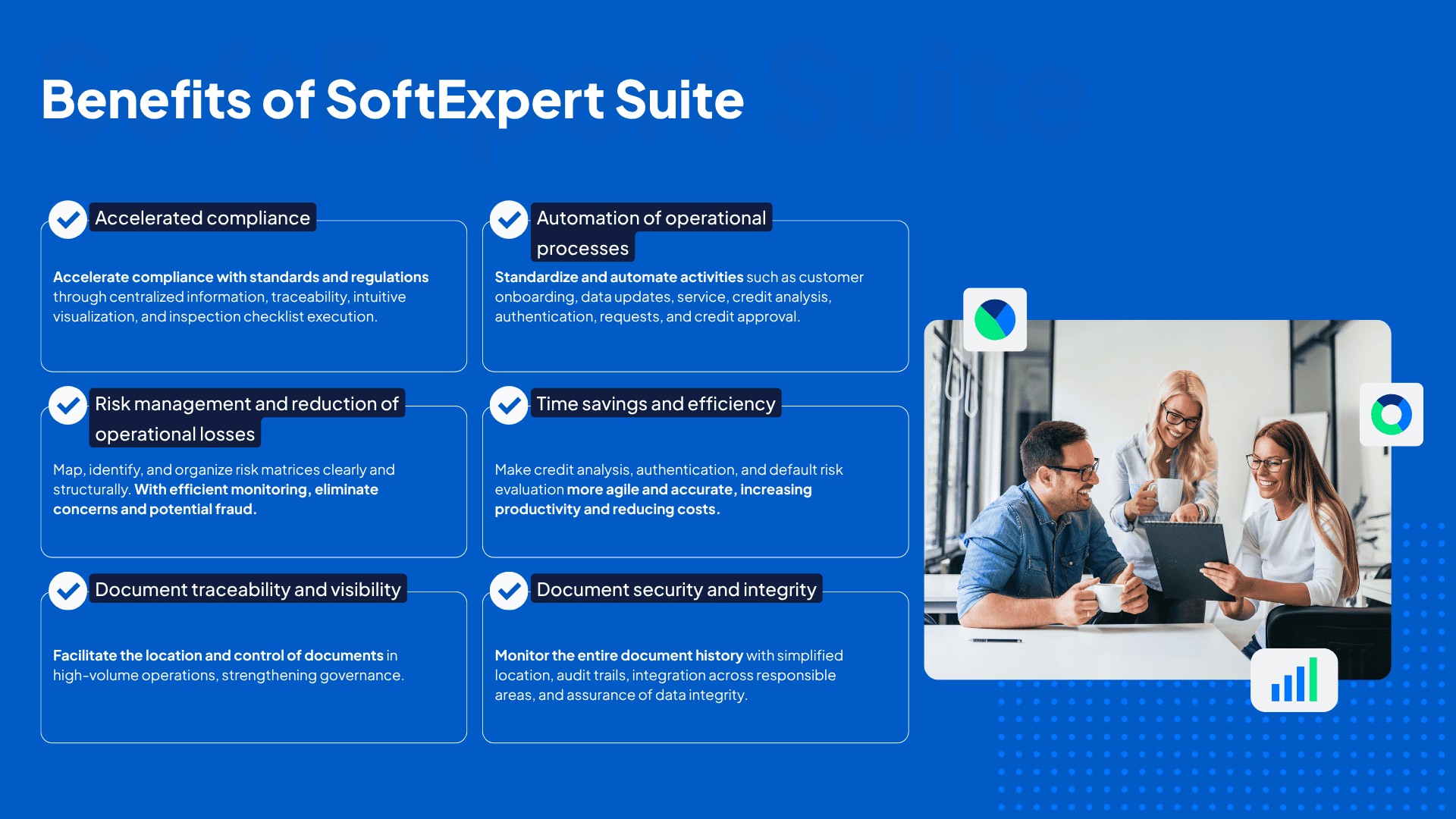 Benefícios do SoftExpert Suite