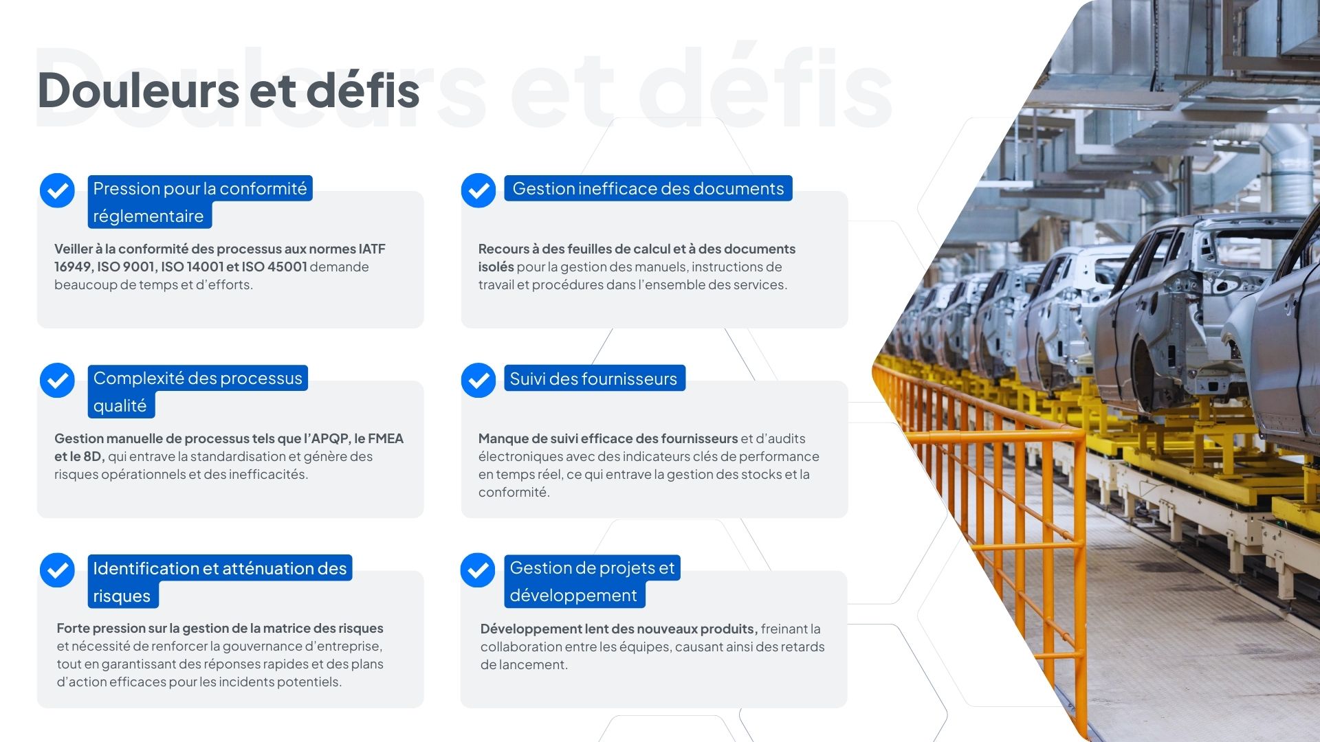 Douleurs et défis