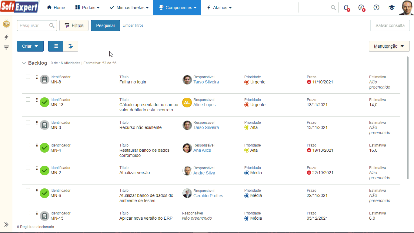 Kanban | Criação e priorização de atividade